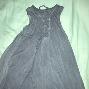 lace up dress WITH POCKETS